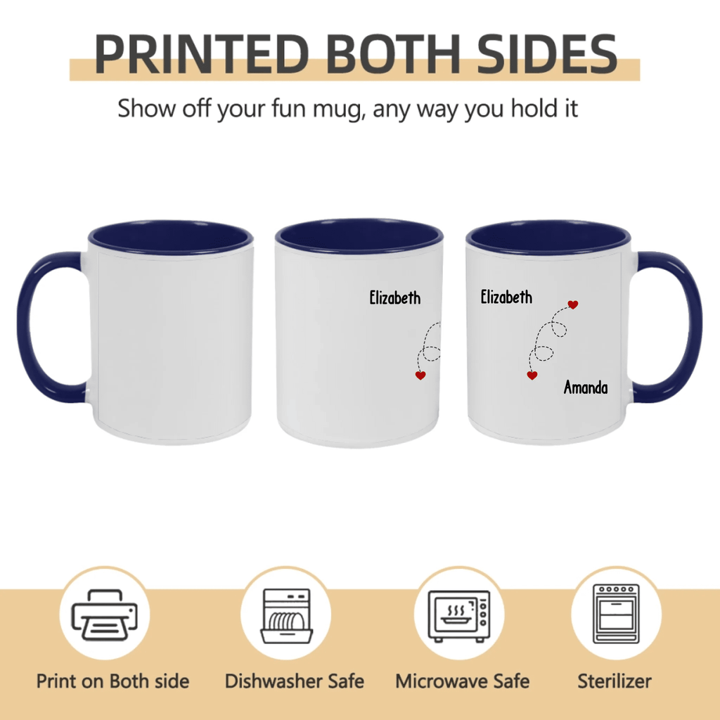 bff sister mug personalized design ceramic