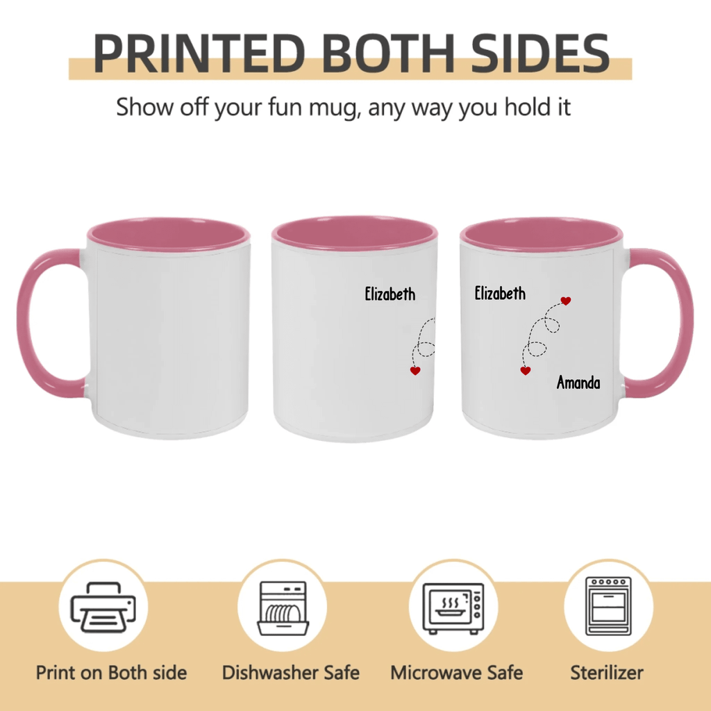 personalized design bff sister mug ceramic