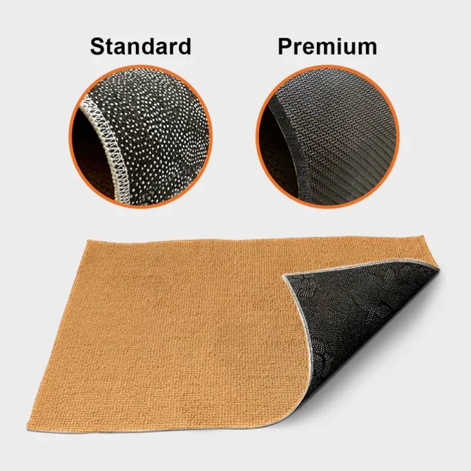 Bienvenue personnalisée à la Maison du Chat French - Funny Personalized Cat Decorative Mat 684526 - DiyGiftly