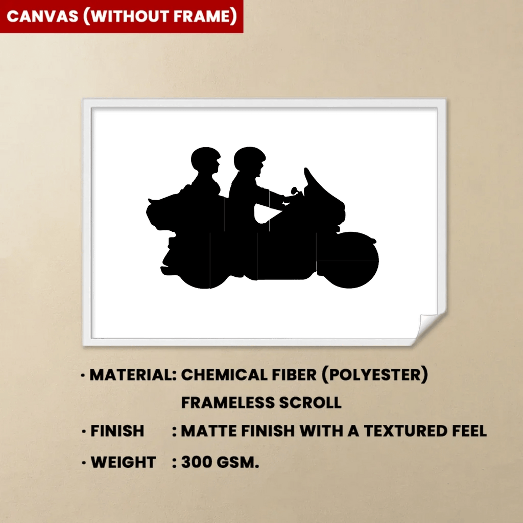 Biker Couple Photo - Personalized Poster - Anniversary Gift For Couple 746671 - 746679 - DiyGiftly