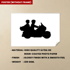 Biker Couple Photo - Personalized Poster - Anniversary Gift For Couple 746671 - 746679 - DiyGiftly