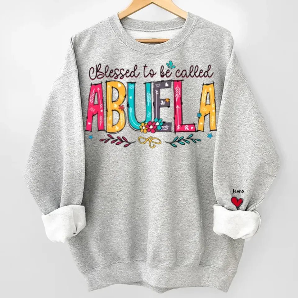 Blessed to be called grandma unisex sweatshirt christmas gift for grandparents