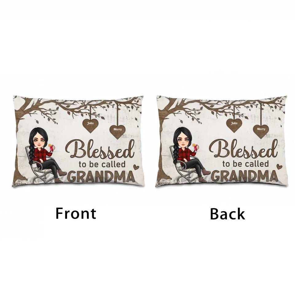Blessed To Be Called Nana - Personalized Pillow 712445 - B - DiyGiftly
