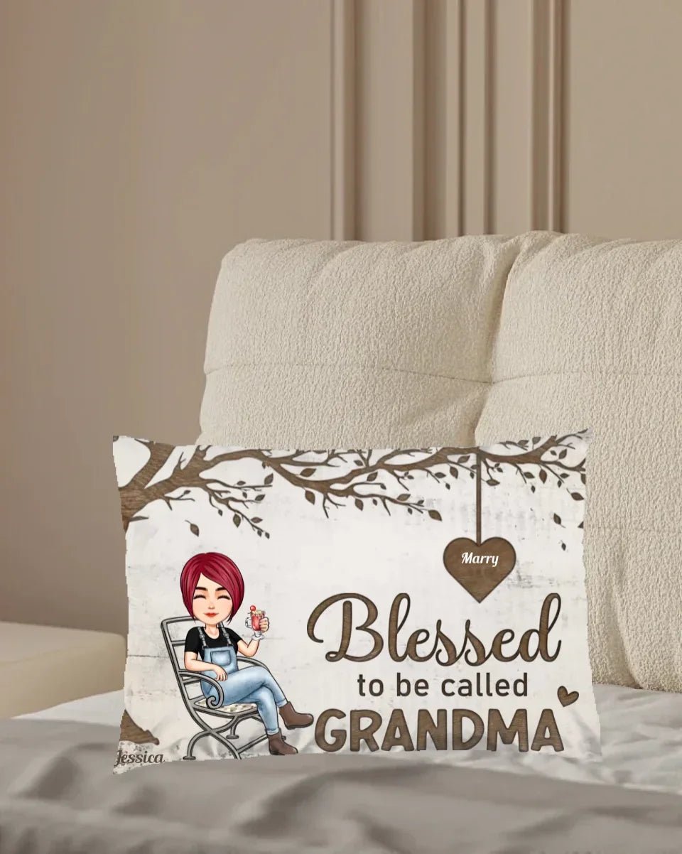 Blessed To Be Called Nana - Personalized Pillow 712445 - B - DiyGiftly