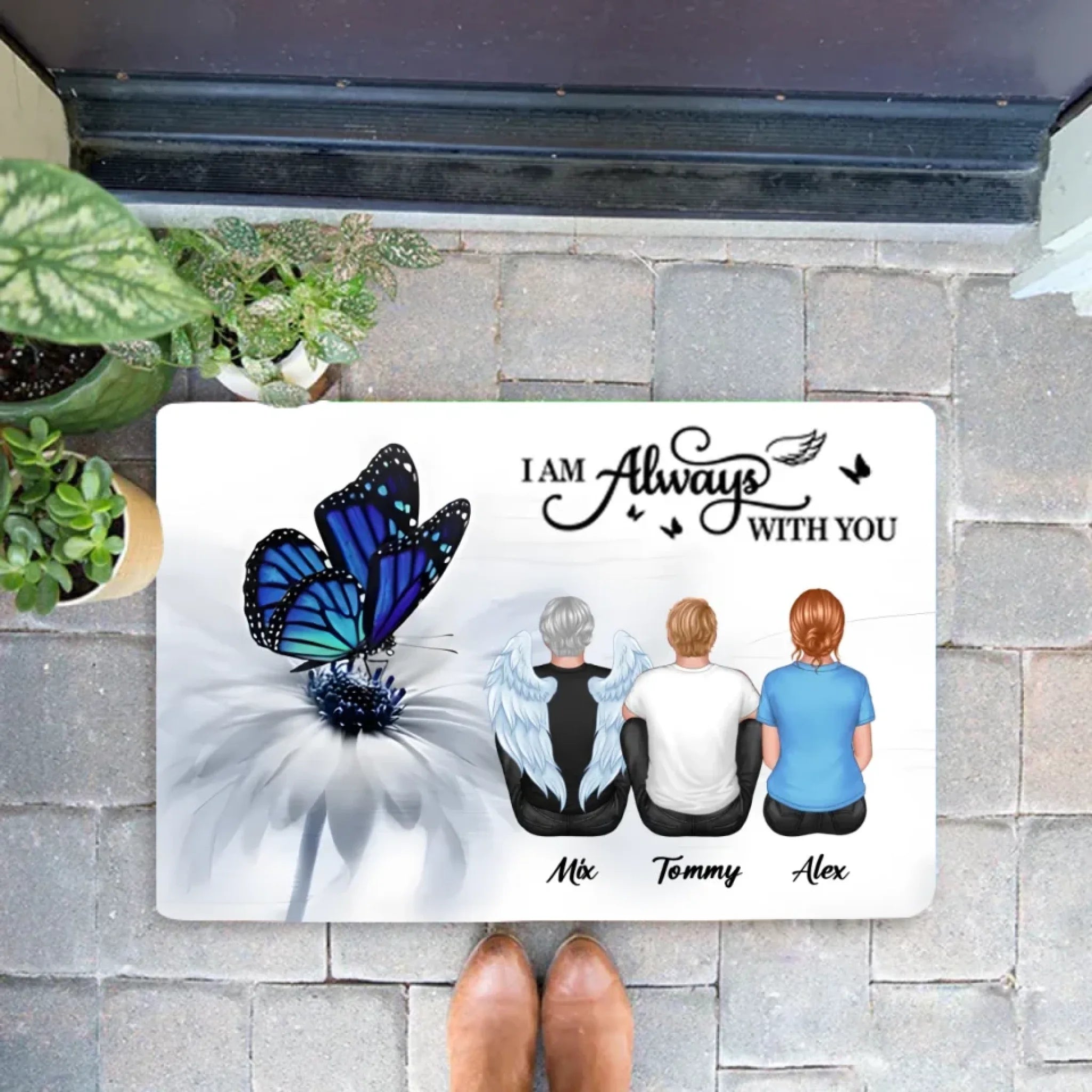 Blue Butterfly I Am Always With You 708102 - D - DiyGiftly