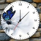Blue Butterfly I Am Always With You Memorial Personalized Clock 742633 - DiyGiftly