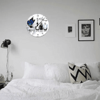 Blue Butterfly I Am Always With You Memorial Personalized Clock 742633 - DiyGiftly