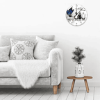 Blue Butterfly I Am Always With You Memorial Personalized Clock 742633 - DiyGiftly