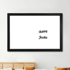family name personalized wooden canvas print keepsake as a new home gift