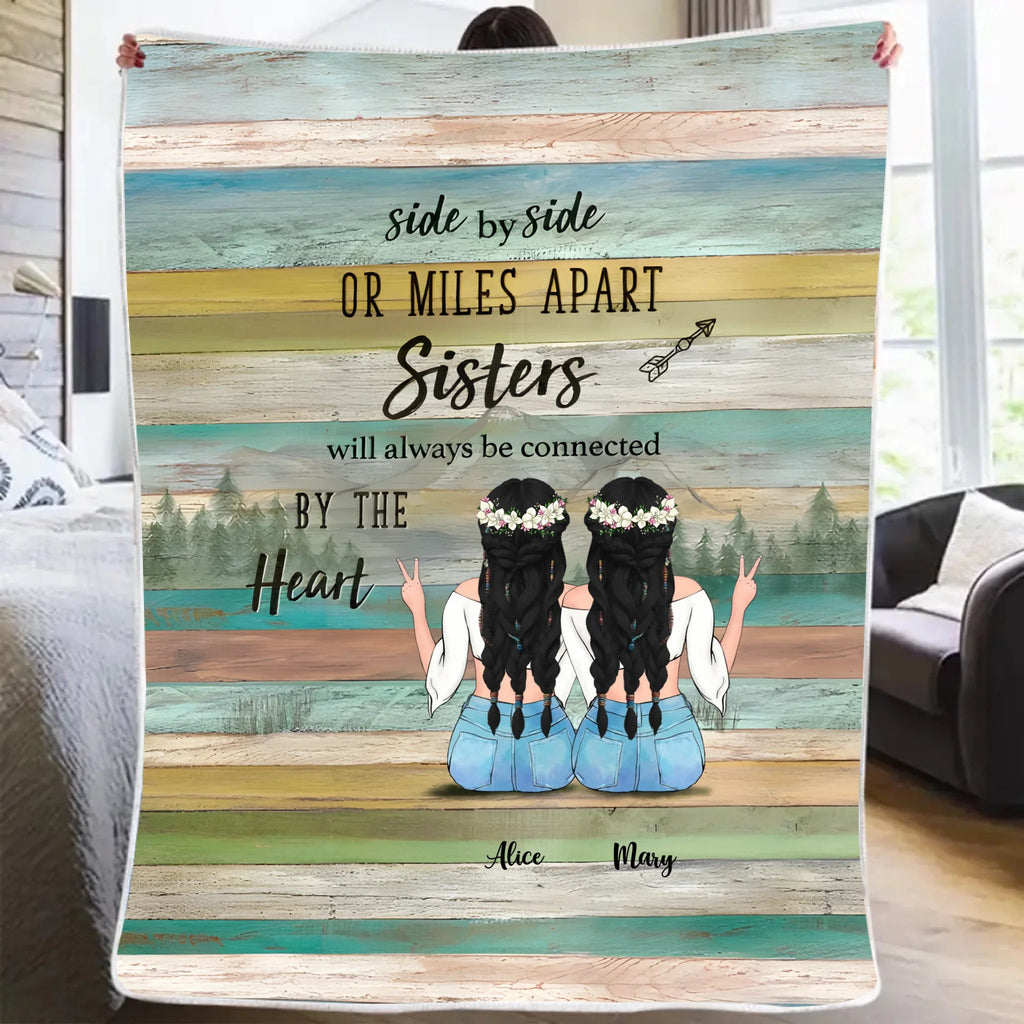 flannel fleece blanket personalized design gift for best friend