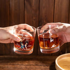 Bold Romantic Statement Custom Funny Message Whiskey Glass - Personalized Engraved Name & Text Elegant Barware Quality Spicy Anniversary Gift Gifts for Husband 1110342 - DiyGiftly