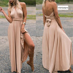 Bridesmaid Dress Infinity Dress Floor Length Convertible Dress Wedding Dress Multiway Dress Rust Dress Evening dress - DiyGiftly