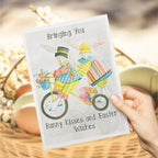 Bringing You Bunny Kisses and Easter Wishes Greeting Card Gift Card - DiyGiftly