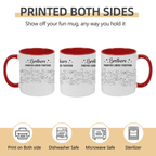 Brother Sister Forever Linked Together – Personalized Mug with Custom Names – Meaningful Sibling Gift for Brother & Sister – Birthday, Christmas, Family Keepsake Coffee Cup 1059538 - DiyGiftly
