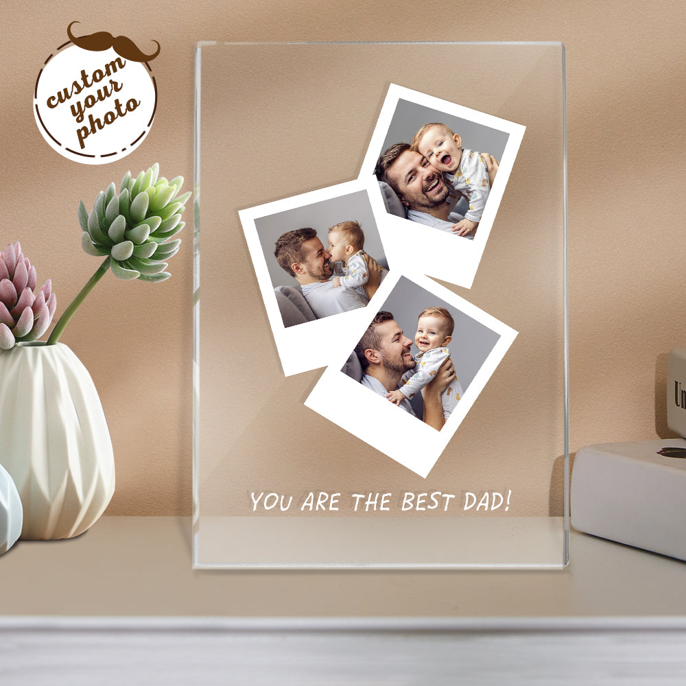 fathers day surprise custom gift for dad inspired by father s day gift personalized photo wooden base night light for dad