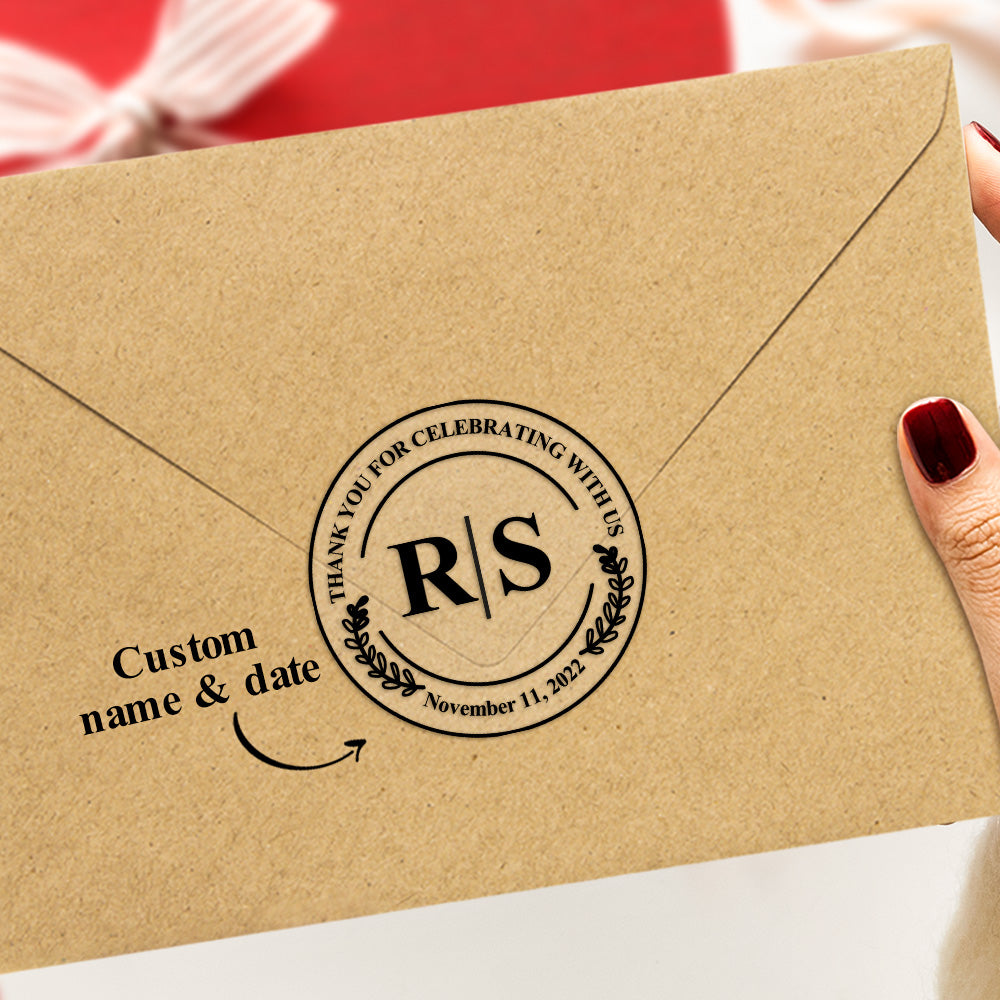 Personalized Thank You Transparent Stickers Round Wedding Birthday Favor labels for Gifts