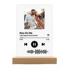 Personalized Scannable Music Code Acrylic Desk Decoration