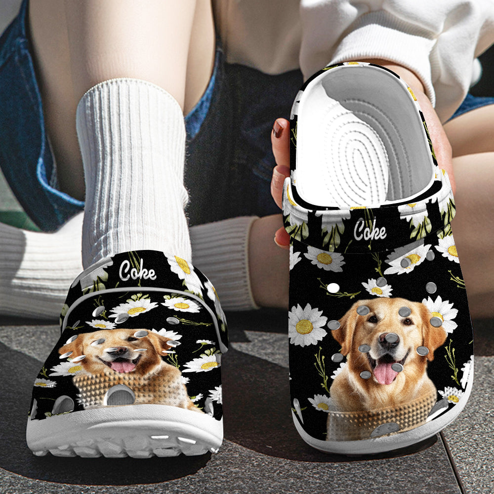 Personalized Pet Portrait Clog Funny Clogs Slipper Birthday Gift for Pet Lover