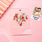 father s day gift custom photo plaque personalized glass nightlight design custom gift for everyday use photo