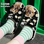 Personalized Pet Portrait Clog Funny Clogs Slipper Birthday Gift for Pet Lover