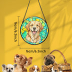 personalized design suncatcher ornament loss of dog gift window hanging keepsake personalized preview