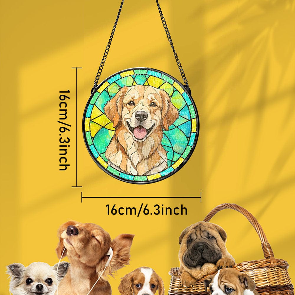 personalized design suncatcher ornament loss of dog gift window hanging keepsake personalized preview