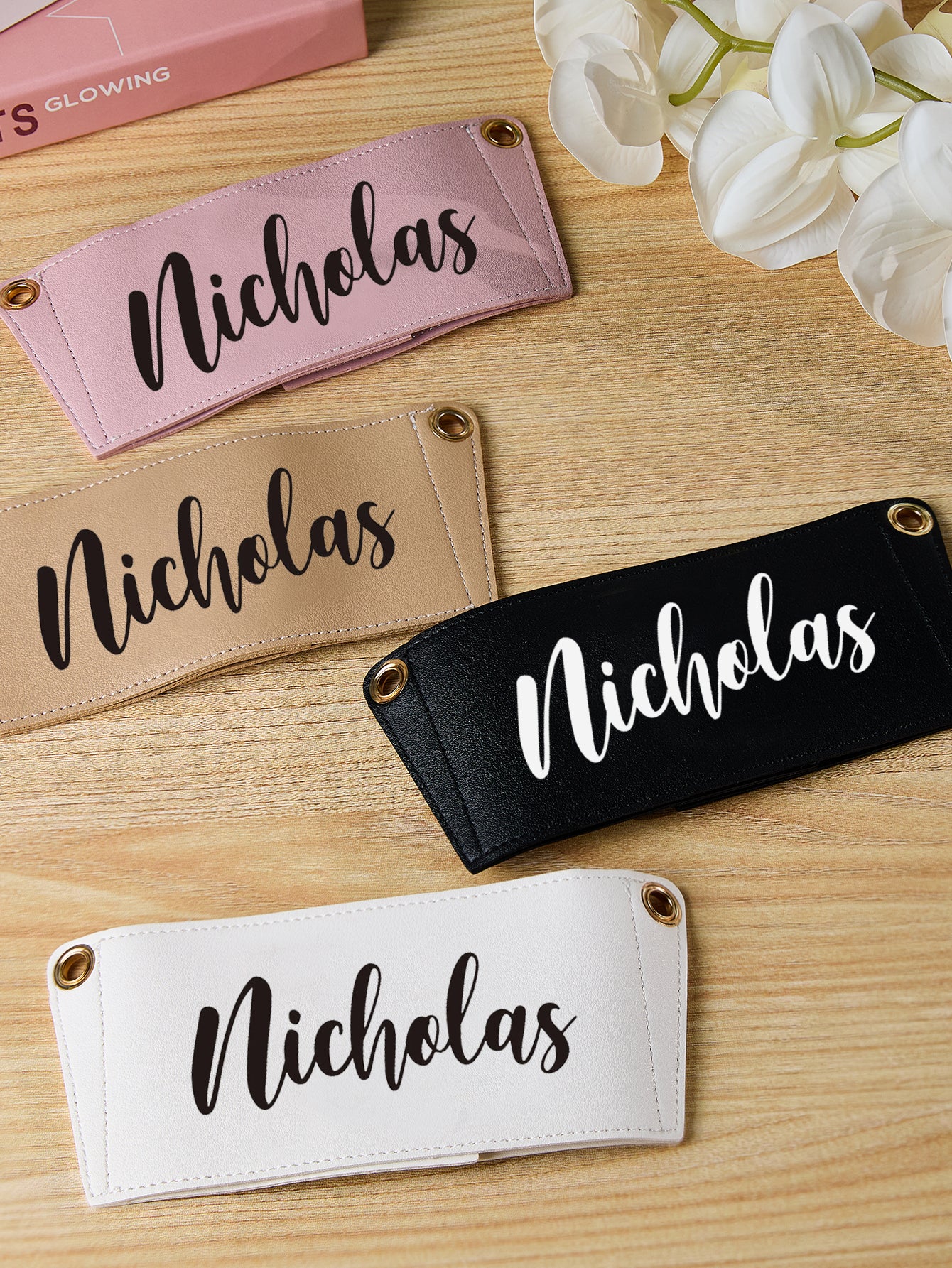 Custom Name Water Bottle Carrier Bag for 40oz Stanley Tumbler with Adjustable Strap Birthday Gift for Women