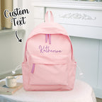 Personalized Name Embroidery Backpack Custom Backpack Travel Bags Gifts for Friend