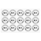 Personalized Thank You Transparent Stickers Round Wedding Birthday Favor labels for Gifts
