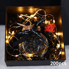 Black 100pcs/ 200pcs/ 520pcs Message Capsule Letter in a Bottle with Box