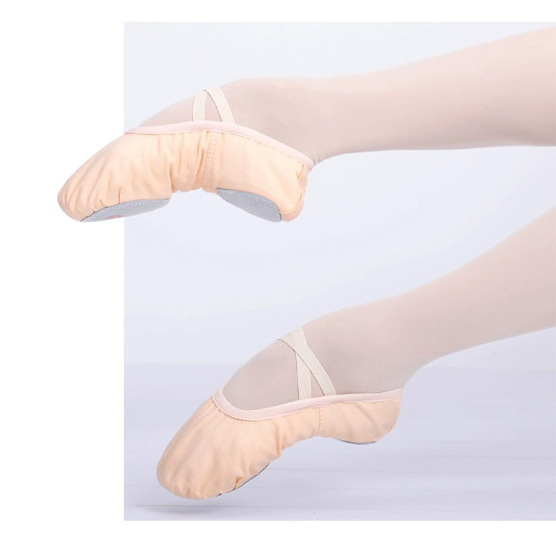 Women Girls Ballet Shoes Children Adult Ballet Shoes Canvas Split Sole Ballet Shoes Yoga Dancing Shoes