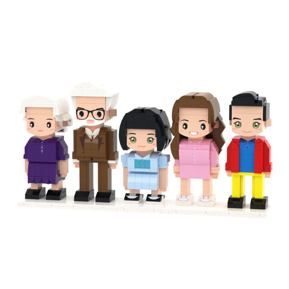 personalized brick figure made for birthday smiles custom character design anniversary gift for grandparents