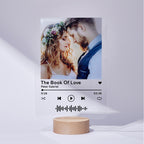 Custom Scannable Code Lamp Acrylic Album Night Light - 3 Sizes