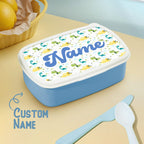 Personalized Lunch Box with Name Dinosaur Print Lunch Box Birthday Gift for Kids