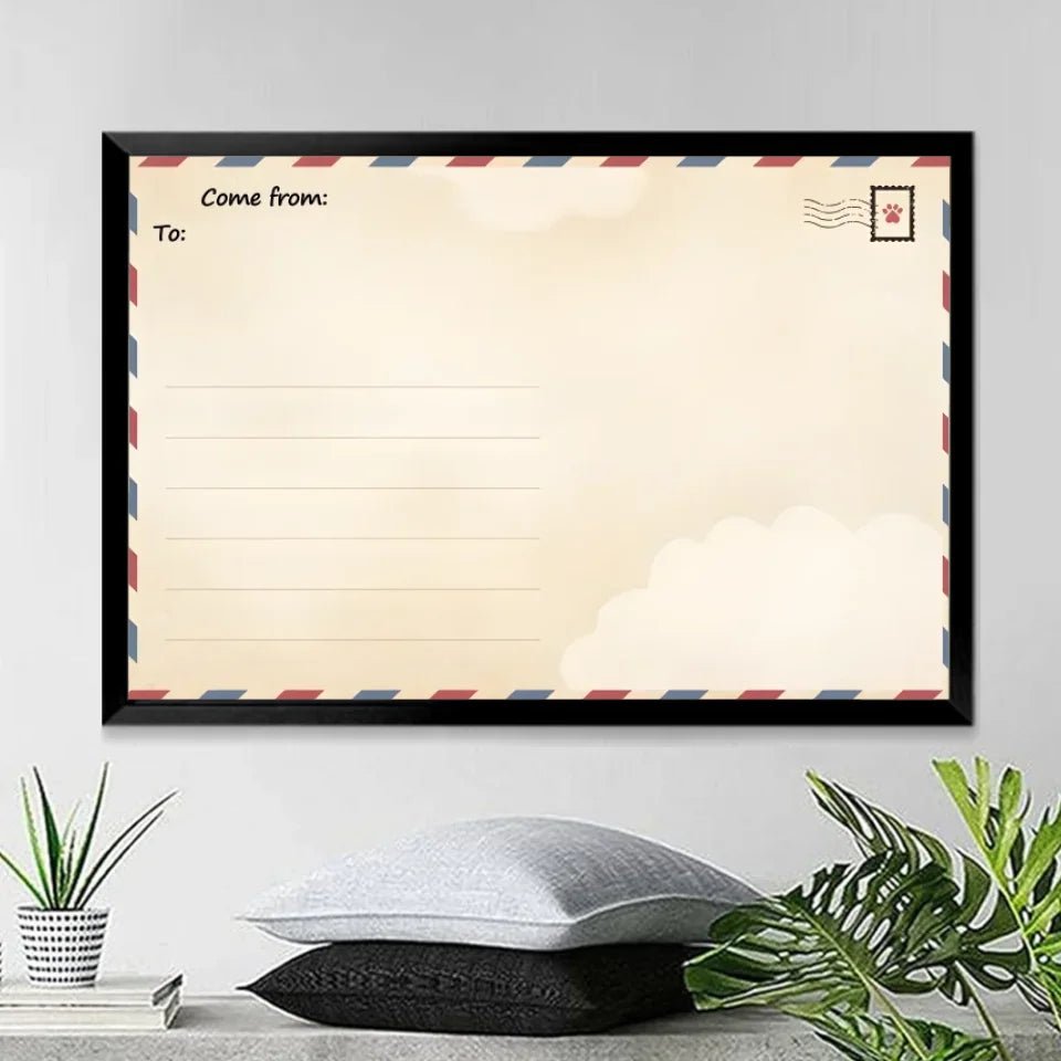 canvas personalized design loss of dog gift wall art design preview