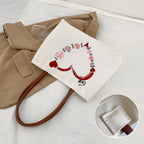 Personalized kids names canvas bag spacious everyday carry gift for grandparents