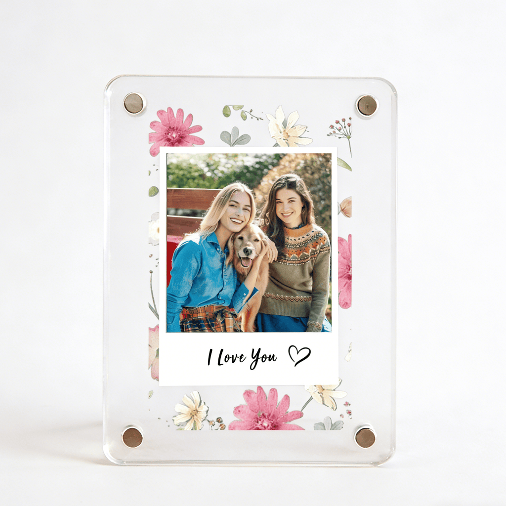 acrylic personalized photo car visor clip gift for best friend