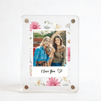 acrylic personalized photo car visor clip gift for best friend