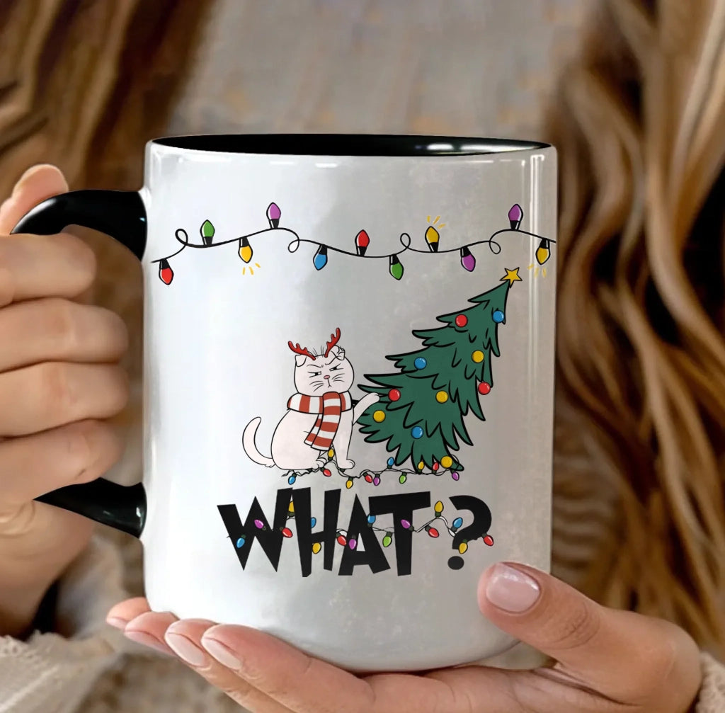 Cat What??? - Personalized Mug 687200 - DiyGiftly