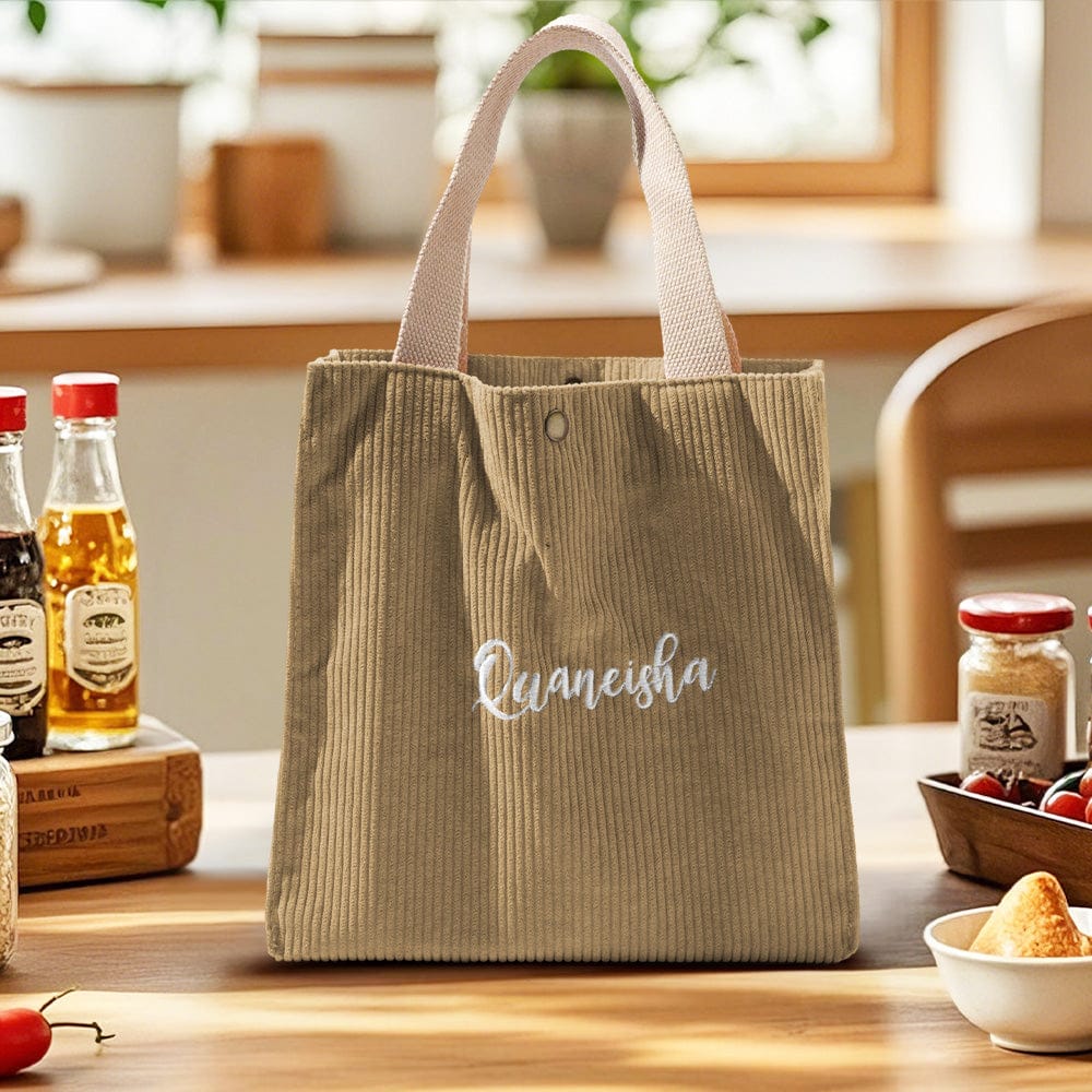 custom name lunch bag gift for daughter back to school lifestyle view