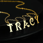 Personalized Sterling Silver Letter Initials Necklace Name Jewelry Necklaces