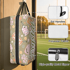 Personalized Pickleball Ball Pouch with Name Retro Flower Pouch Gift for Sports Lover