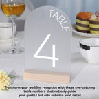 Personalized Wedding Table Numbers Custom Acrylic Table Numbers Wedding Reception Decor
