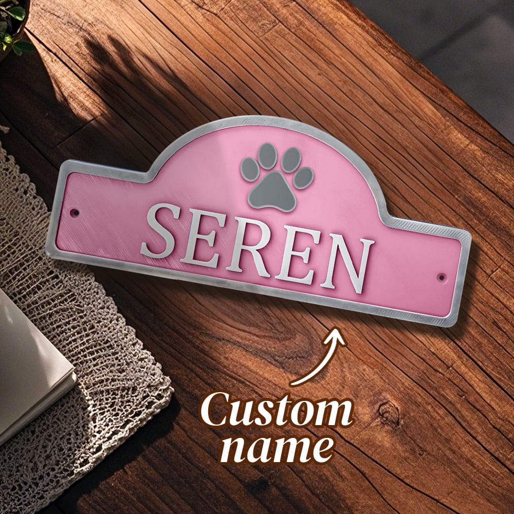 cat memorial door sign cat memorial gift 3d pla plaque