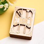 Personalized Wooden Needle Box Holder with Magnet Needle Storage Tool Gift for Craft Lovers