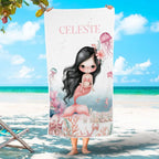 beach towel custom name gift for daughter main image