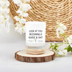 personalized nurse candle for self care moments