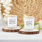 personalized nurse candle appreciation keepsake