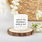 personalized nurse candle for nurses week