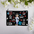Celebrating Dedication and Care - Personalized Custom Cosmetic Bag - Durable Canvas, Custom Heat - Transfer Design, Multi - Purpose Storage - Thank You Gift for Nurses and Doctors, Everyday Essentials Organizer 1135308 - DiyGiftly